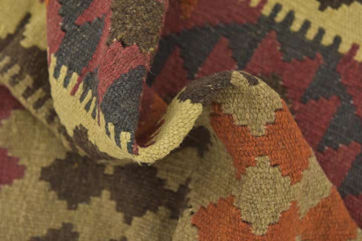 3' 6 x 6' Hand Woven Kilim Maymana Wool Rug