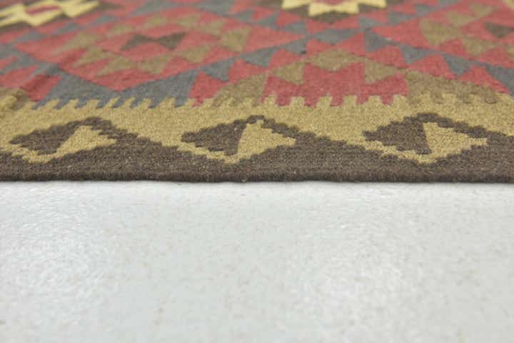 3' 3 x 5' Hand Woven Kilim Maymana Wool Rug