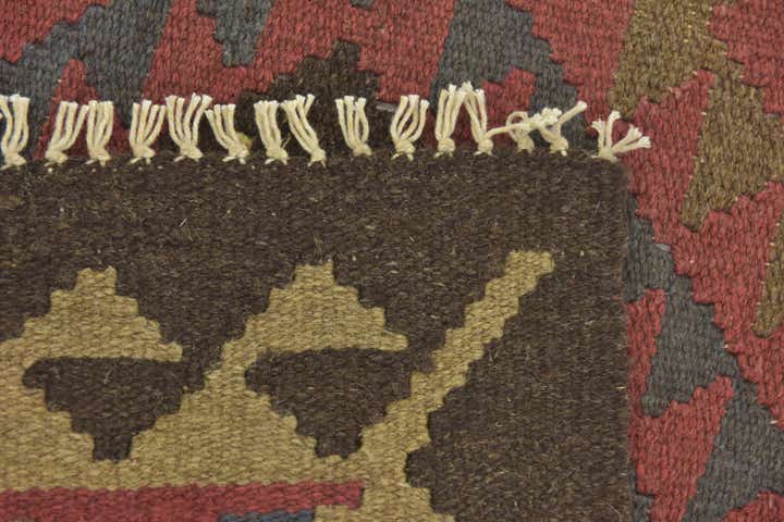 3' 3 x 5' Hand Woven Kilim Maymana Wool Rug