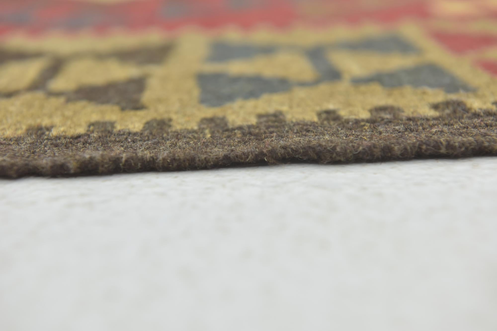 3' 3 x 4' 8 Hand Woven Kilim Maymana Wool Rug