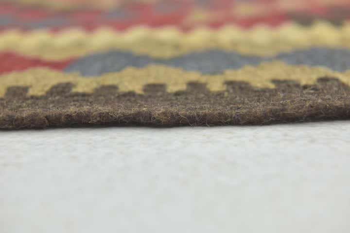 3' 2 x 5' Hand Woven Kilim Maymana Wool Rug
