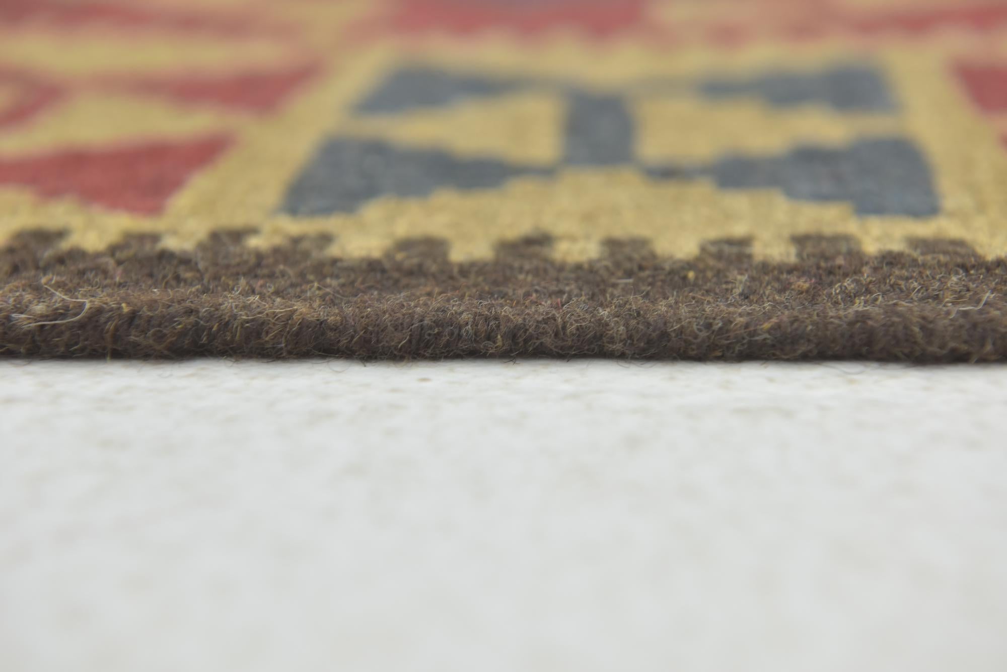 3' 4 x 5' Hand Woven Kilim Maymana Wool Rug