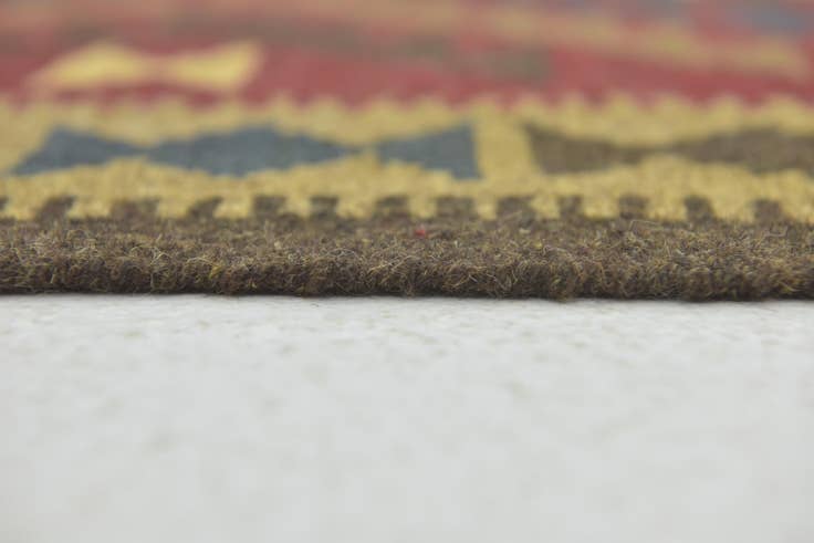 Detail image of 3' 4 x 5' Hand Woven Kilim Maymana Wool Rug