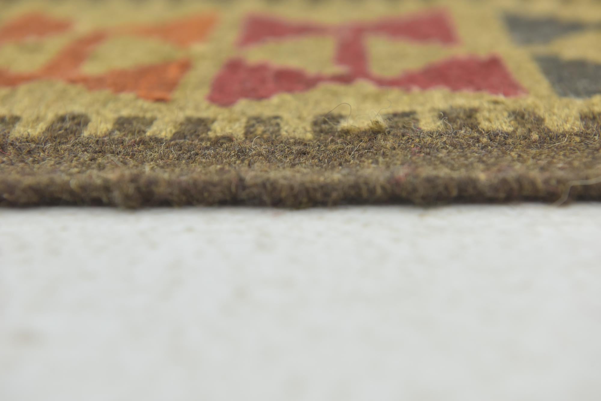 3' 3 x 4' 10 Hand Woven Kilim Maymana Wool Rug