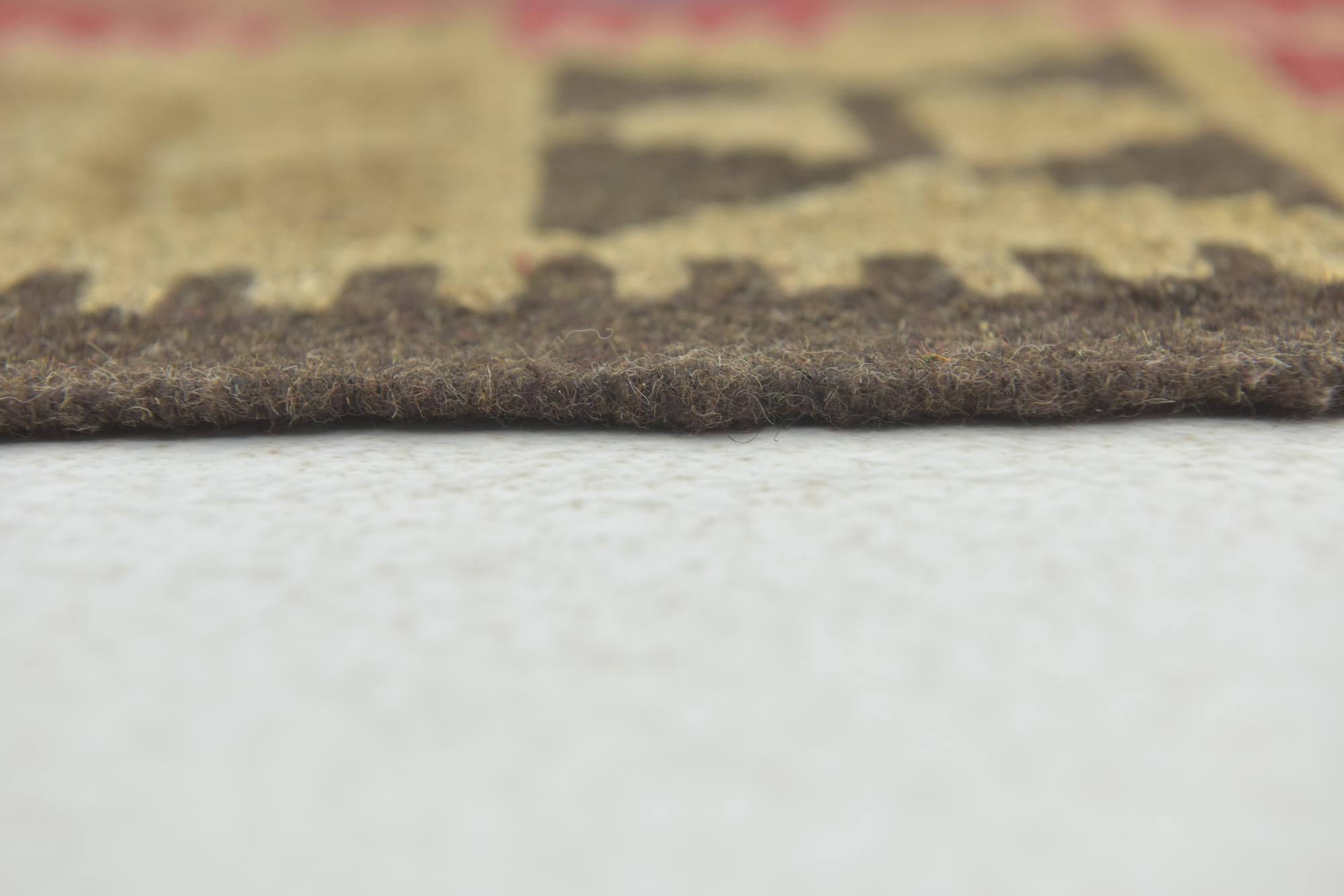 3' 6 x 4' 10 Hand Woven Kilim Maymana Wool Rug