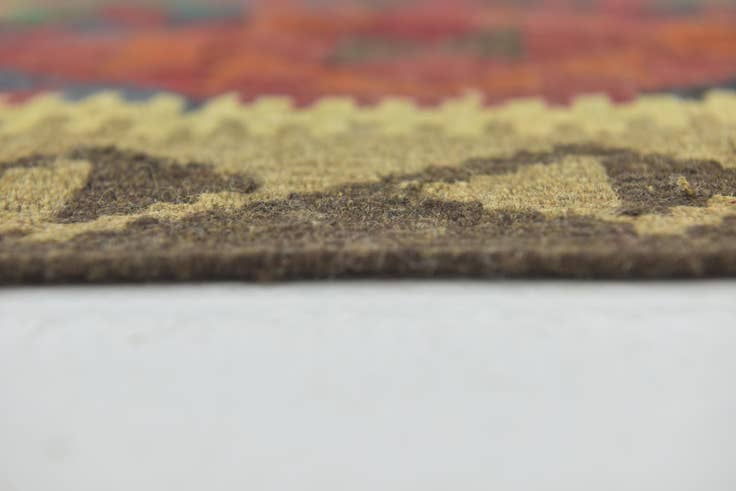 Detail image of 2' 9 x 4' 4 Hand Woven Kilim Maymana Wool Rug