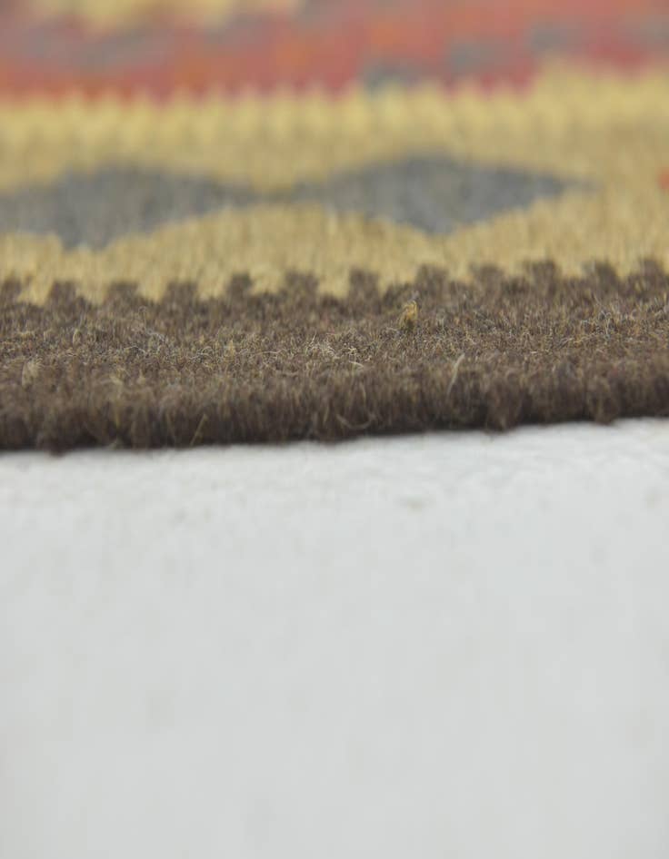 Detail image of 3' 2 x 4' 8  Hand Woven Kilim Maymana Wool Rug