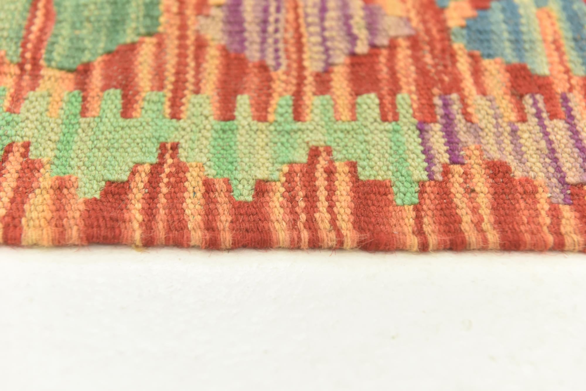 110cm x 150cm Tejido a mano Kilim Maymana Alfombra Lana