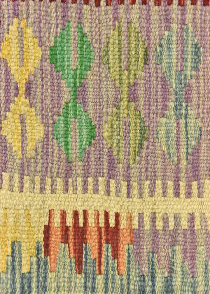 3' x 3' 10 Hand Woven Kilim Maymana Wool Rug