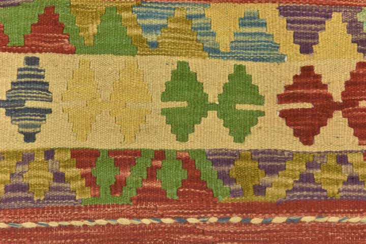3' 5 x 5' Hand Woven Kilim Maymana Wool Rug