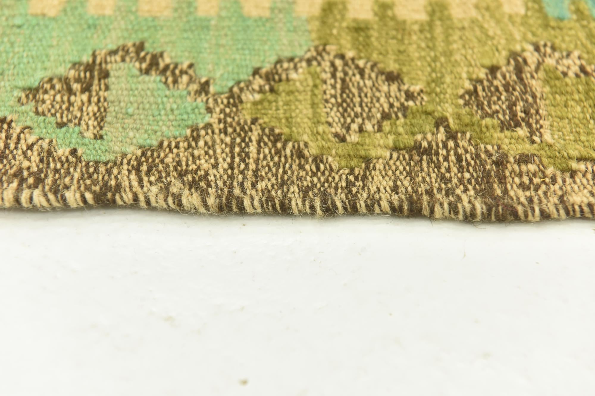 145cm x 210cm Hand Woven Kilim Maymana Wool Rug