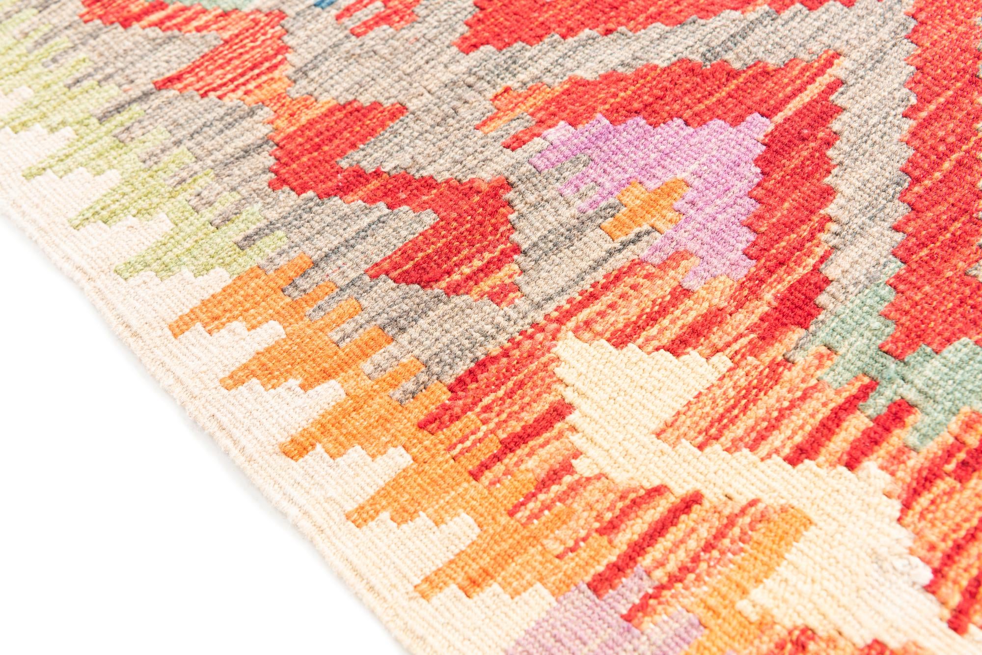 115cm x 180cm Tejido a mano Kilim Maymana Alfombra Lana
