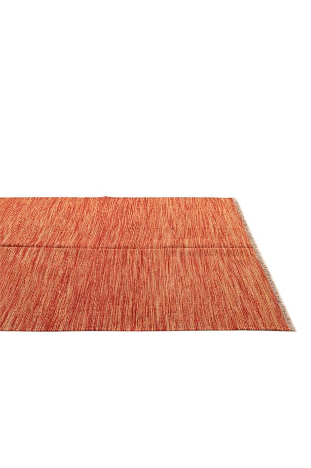 Detail image of 4' 3 x 5' 11 Hand Woven Kilim Modern Wool Rug