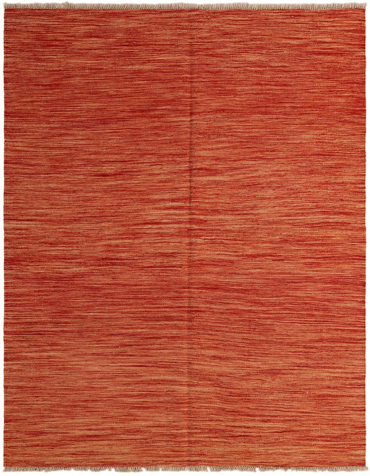 Detail image of 4' 3 x 5' 11 Hand Woven Kilim Modern Wool Rug