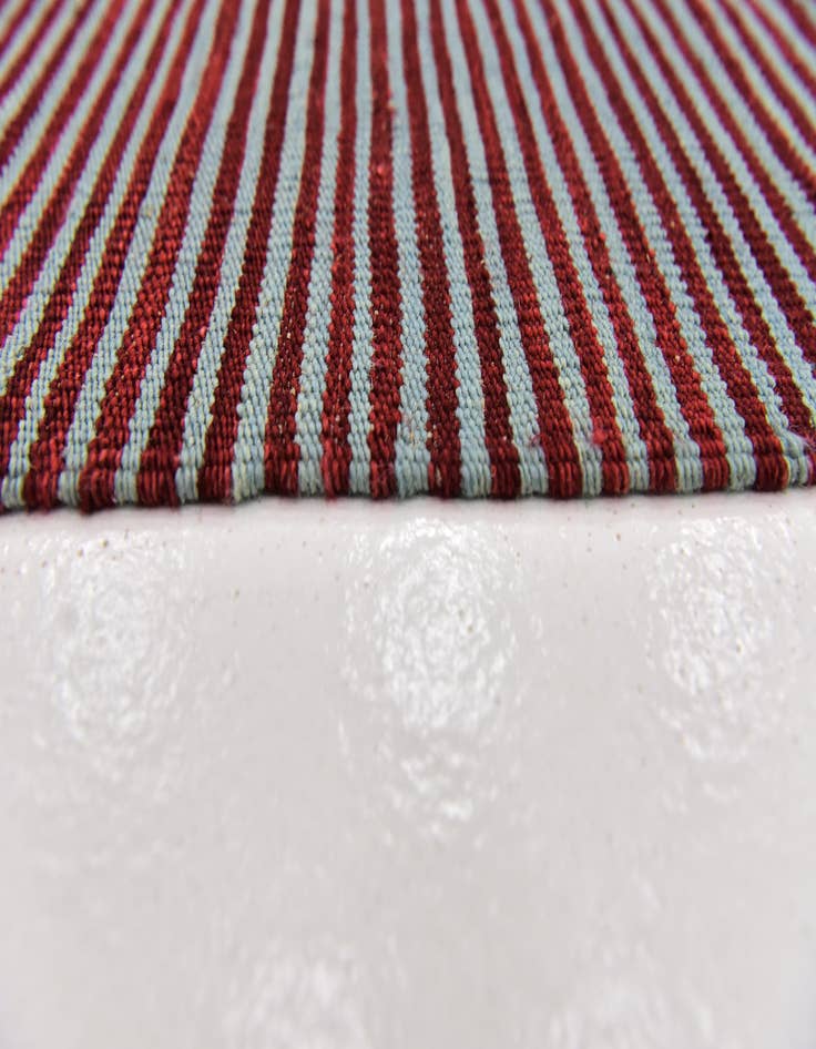 Detail image of 5' x 6' 7 Hand Woven Kilim Modern Wool Rug