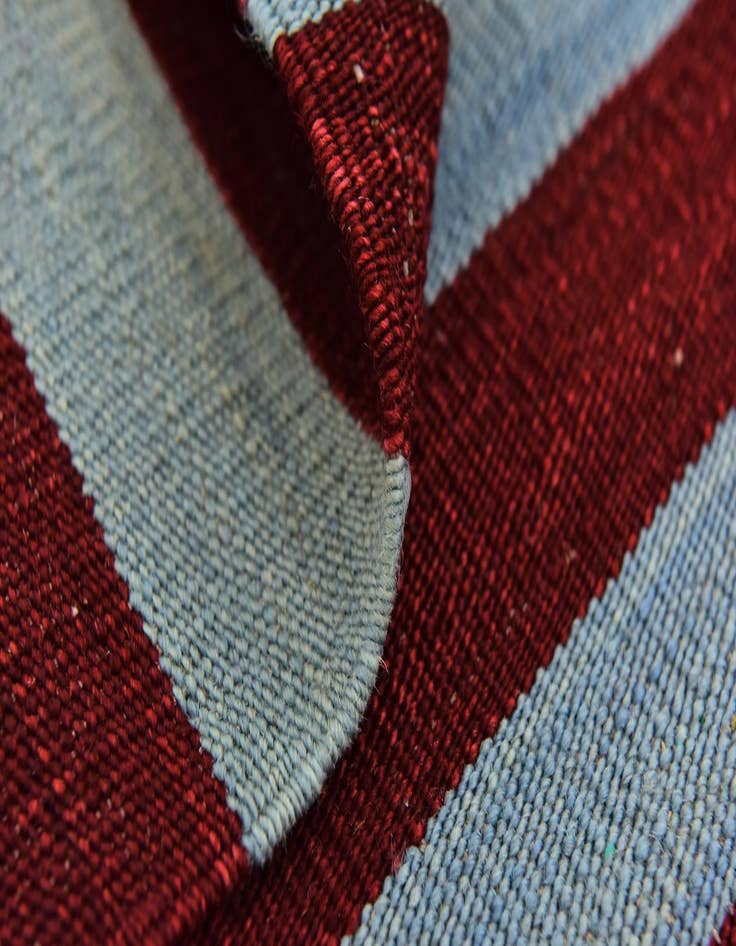 Detail image of 5' x 6' 7 Hand Woven Kilim Modern Wool Rug