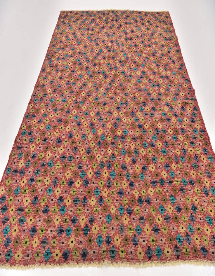 Detail image of 6' x 7' 8  Hand Woven Kilim Modern Wool Rug