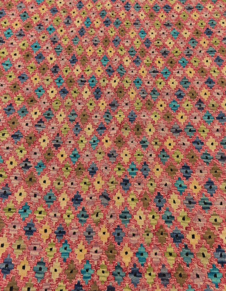 Detail image of 6' x 7' 8  Hand Woven Kilim Modern Wool Rug