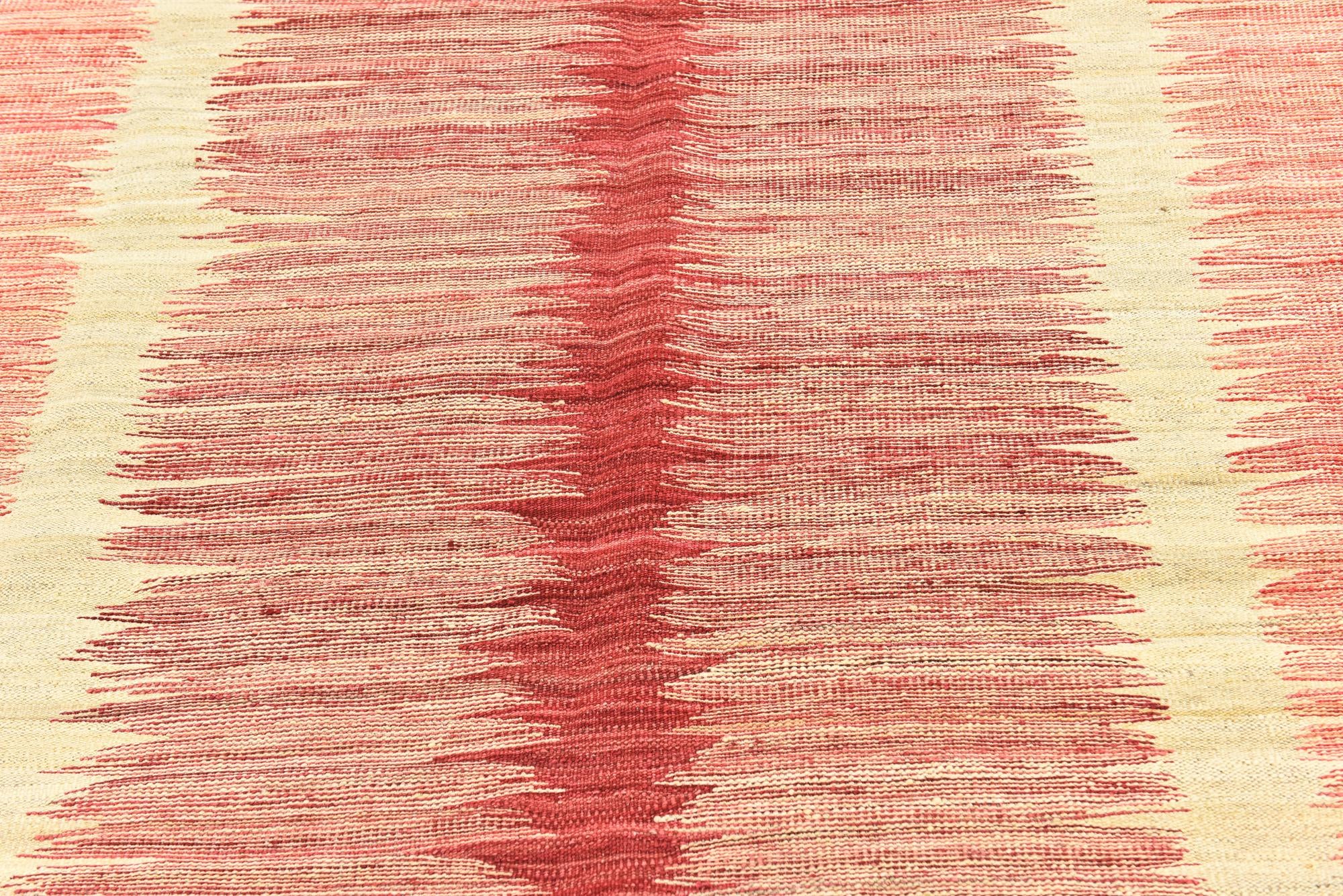 6' x 7' 10 Hand Woven Kilim Modern Wool Rug