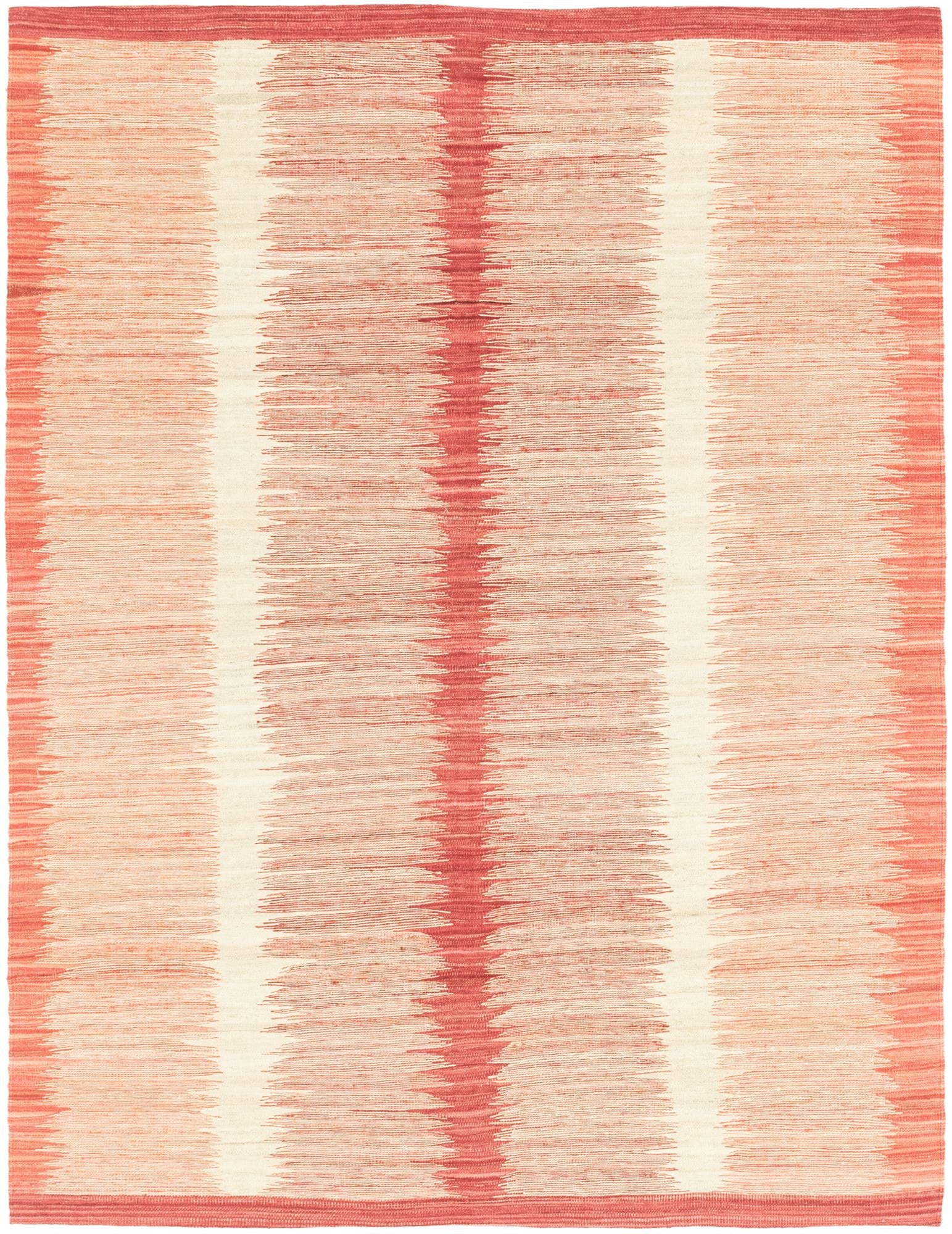 6' x 7' 10 Hand Woven Kilim Modern Wool Rug