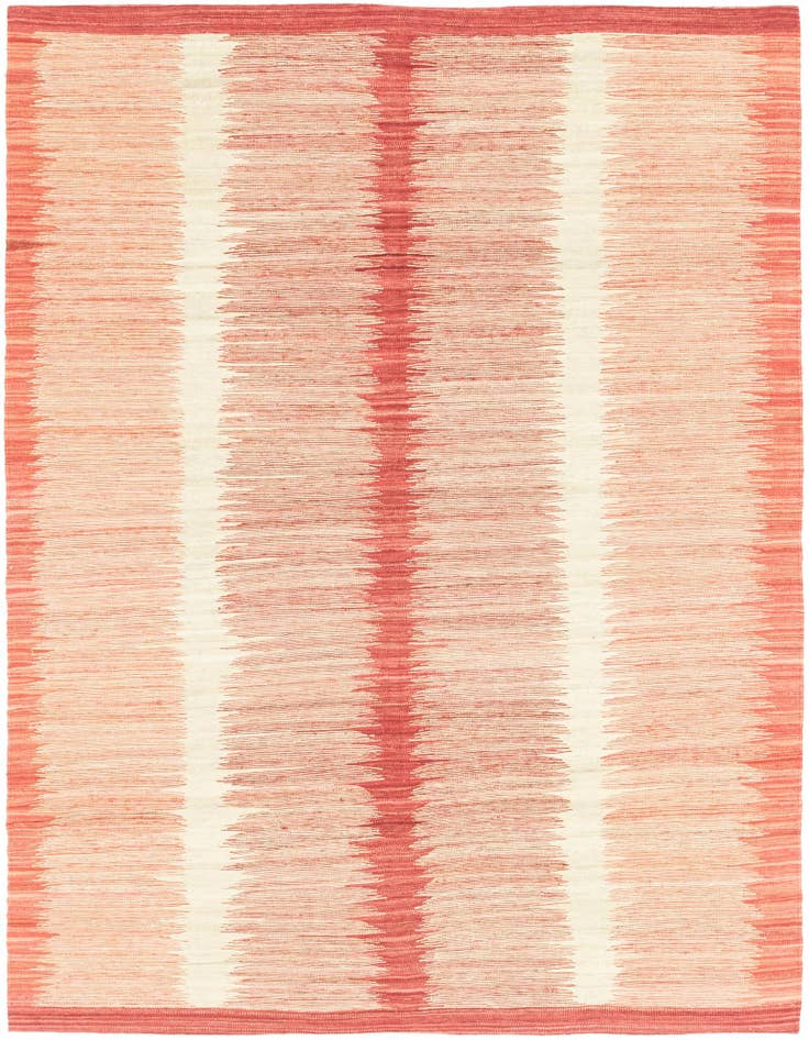 Detail image of 6' x 7' 10 Hand Woven Kilim Modern Wool Rug