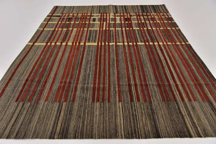 5' 10 x 7' 10 Hand Woven Kilim Modern Wool Rug