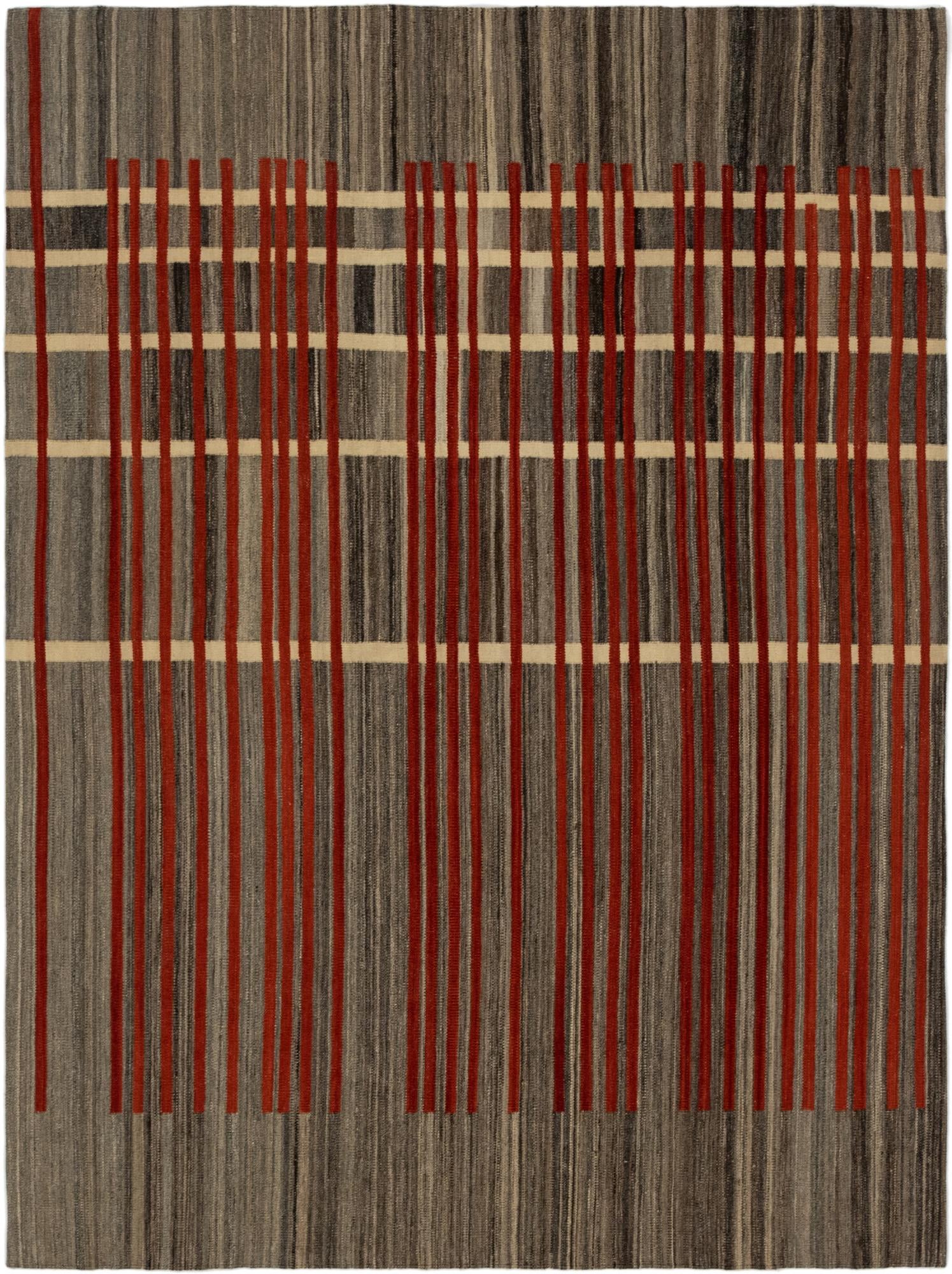 5' 10 x 7' 10 Hand Woven Kilim Modern Wool Rug