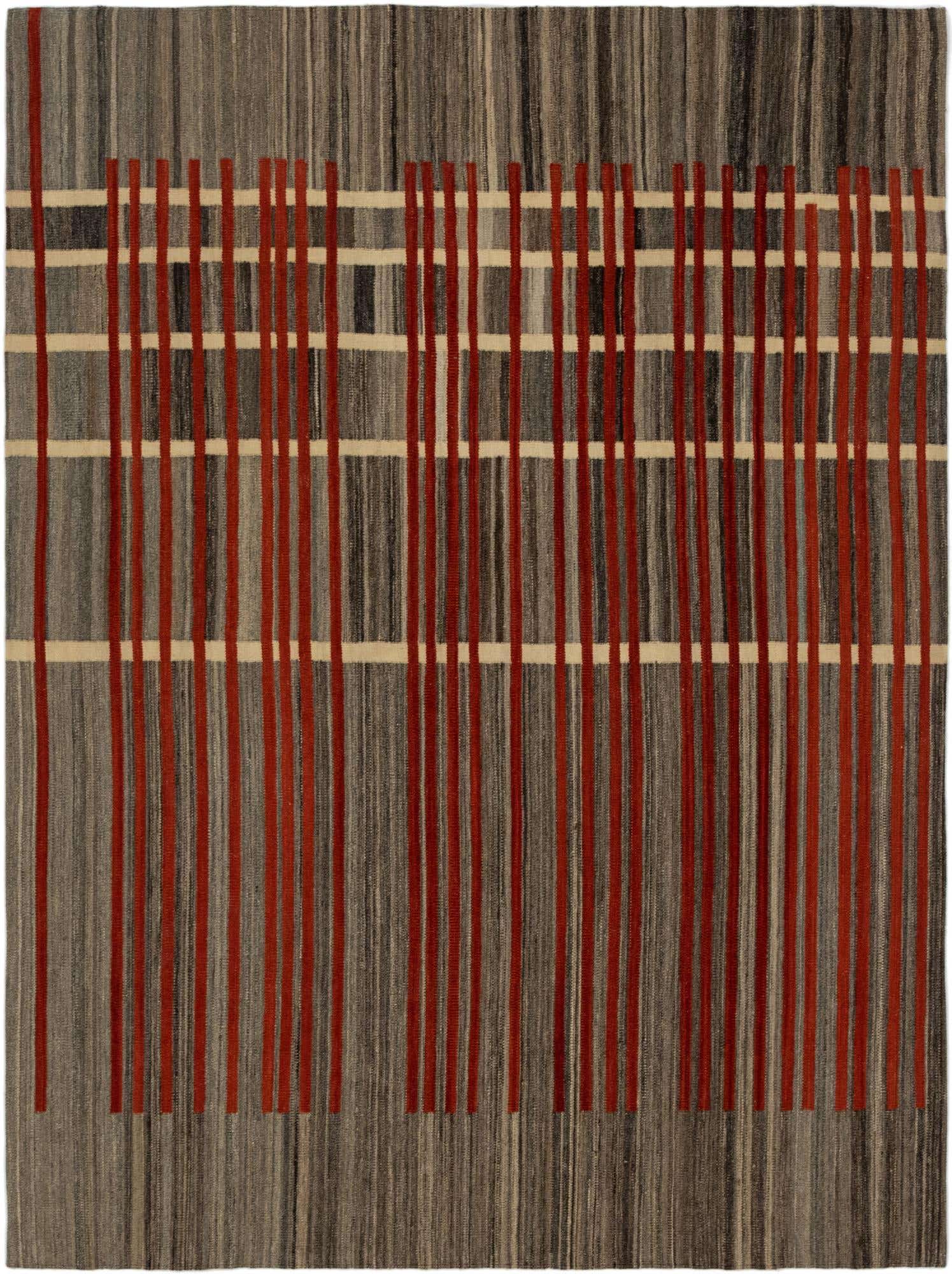 5' 10 x 7' 10 Hand Woven Kilim Modern Wool Rug