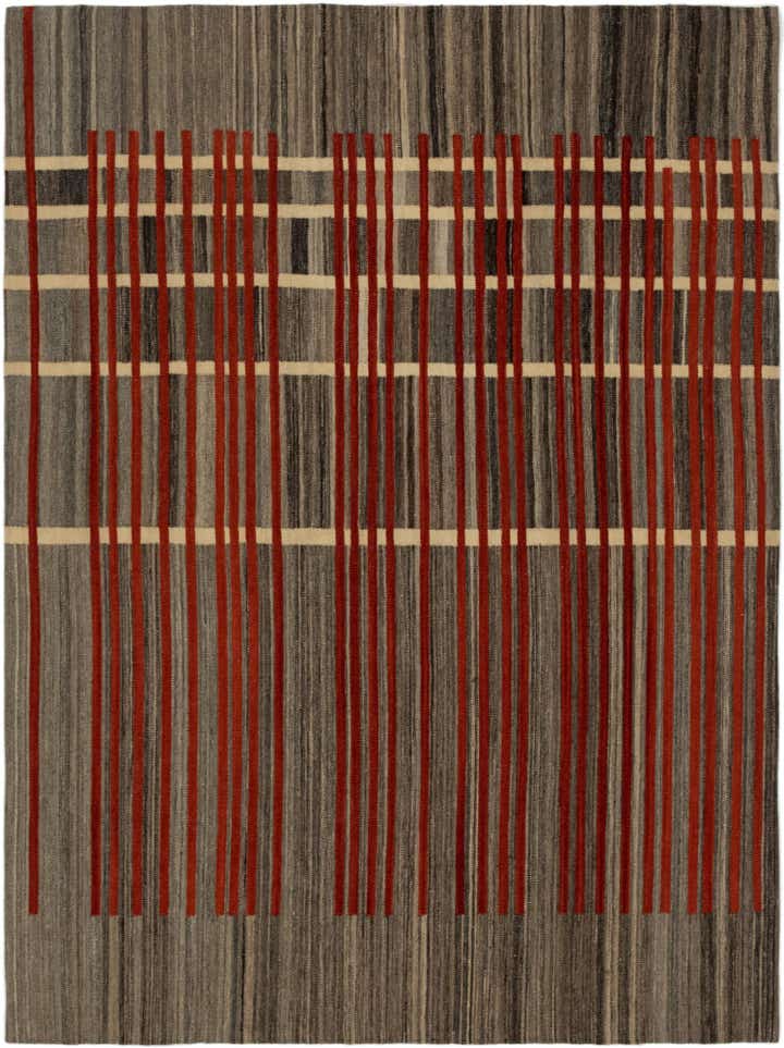 5' 10 x 7' 10 Hand Woven Kilim Modern Wool Rug