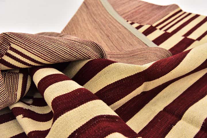 5' 10 x 7' 9 Hand Woven Kilim Modern Wool Rug