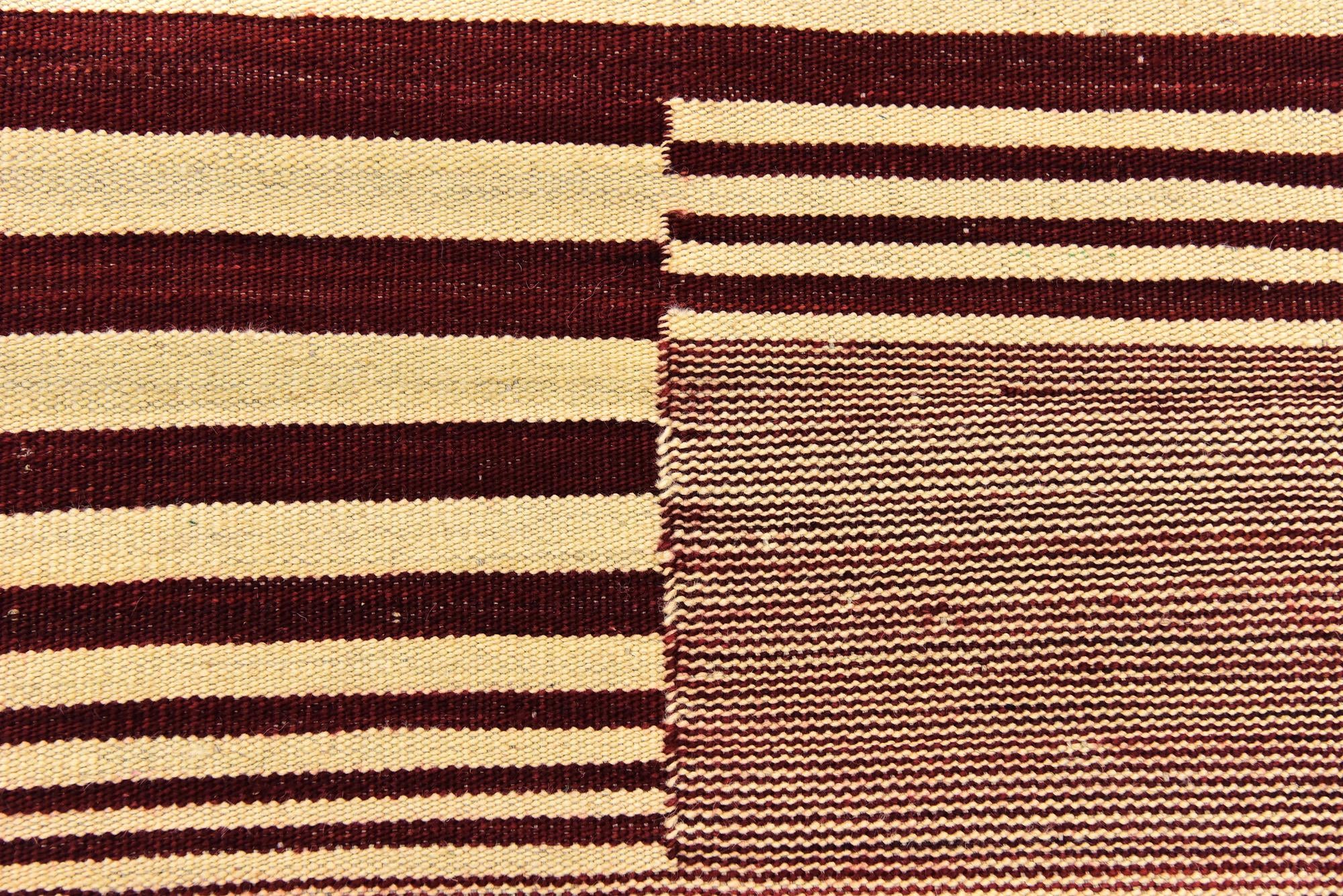 5' 10 x 7' 9 Hand Woven Kilim Modern Wool Rug