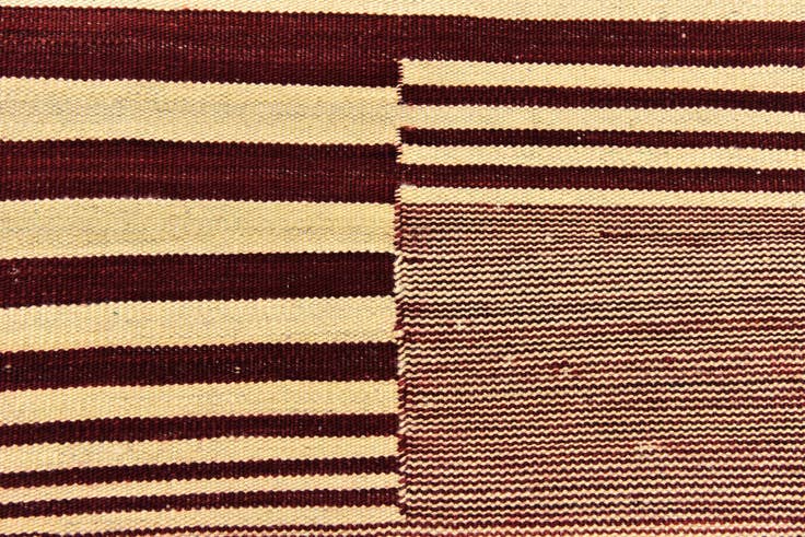 Detail image of 5' 10 x 7' 9 Hand Woven Kilim Modern Wool Rug
