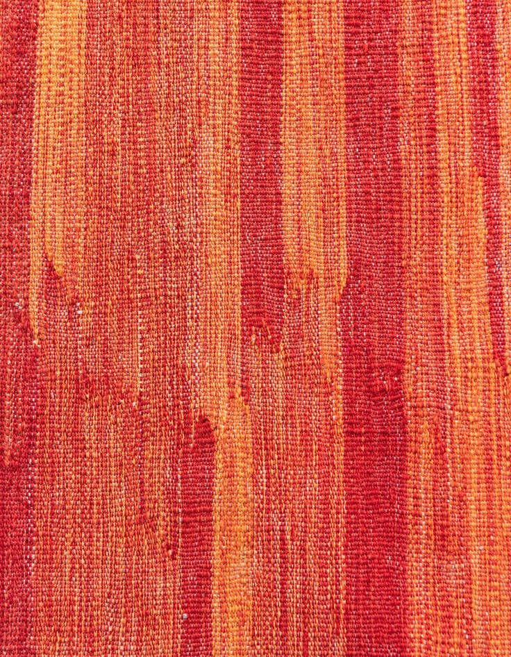 Detail image of 6' 7 x 9' 9 Hand Woven Kilim Modern Wool Rug