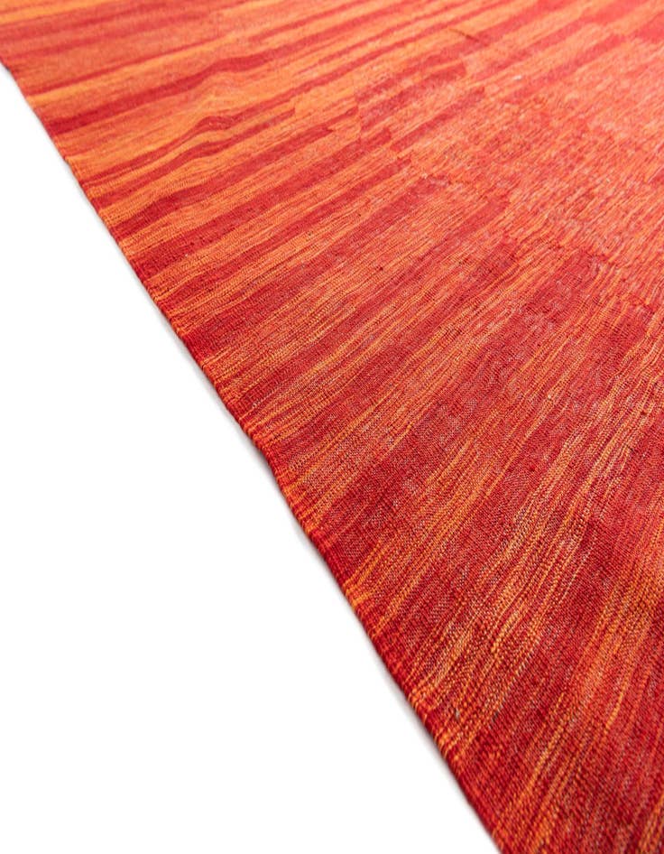 Detail image of 6' 7 x 9' 9  Hand Woven Kilim Modern Wool Rug