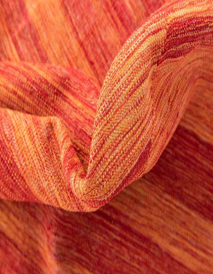 Detail image of 6' 7 x 9' 9  Hand Woven Kilim Modern Wool Rug