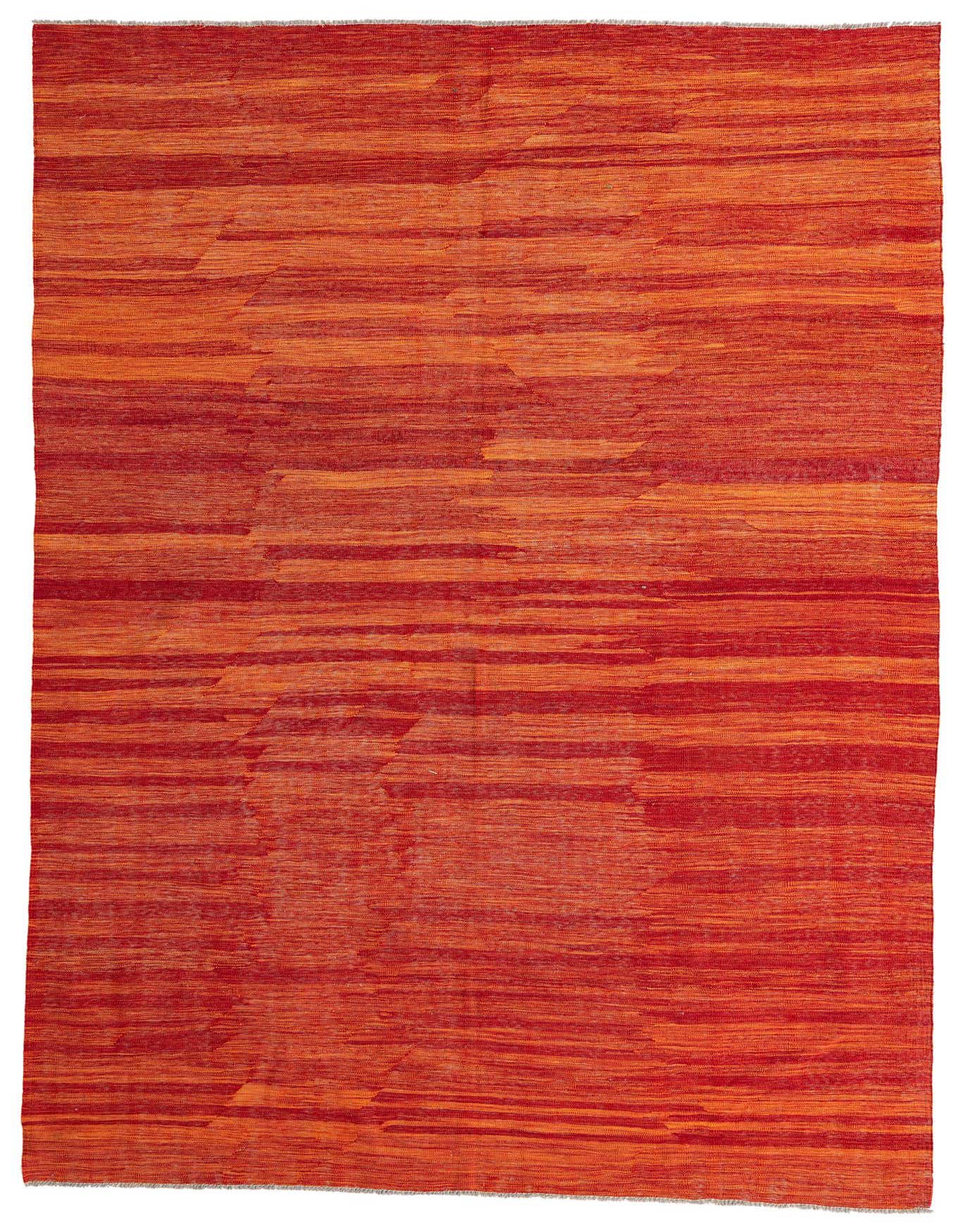 6' 7 x 9' 9 Hand Woven Kilim Modern Wool Rug