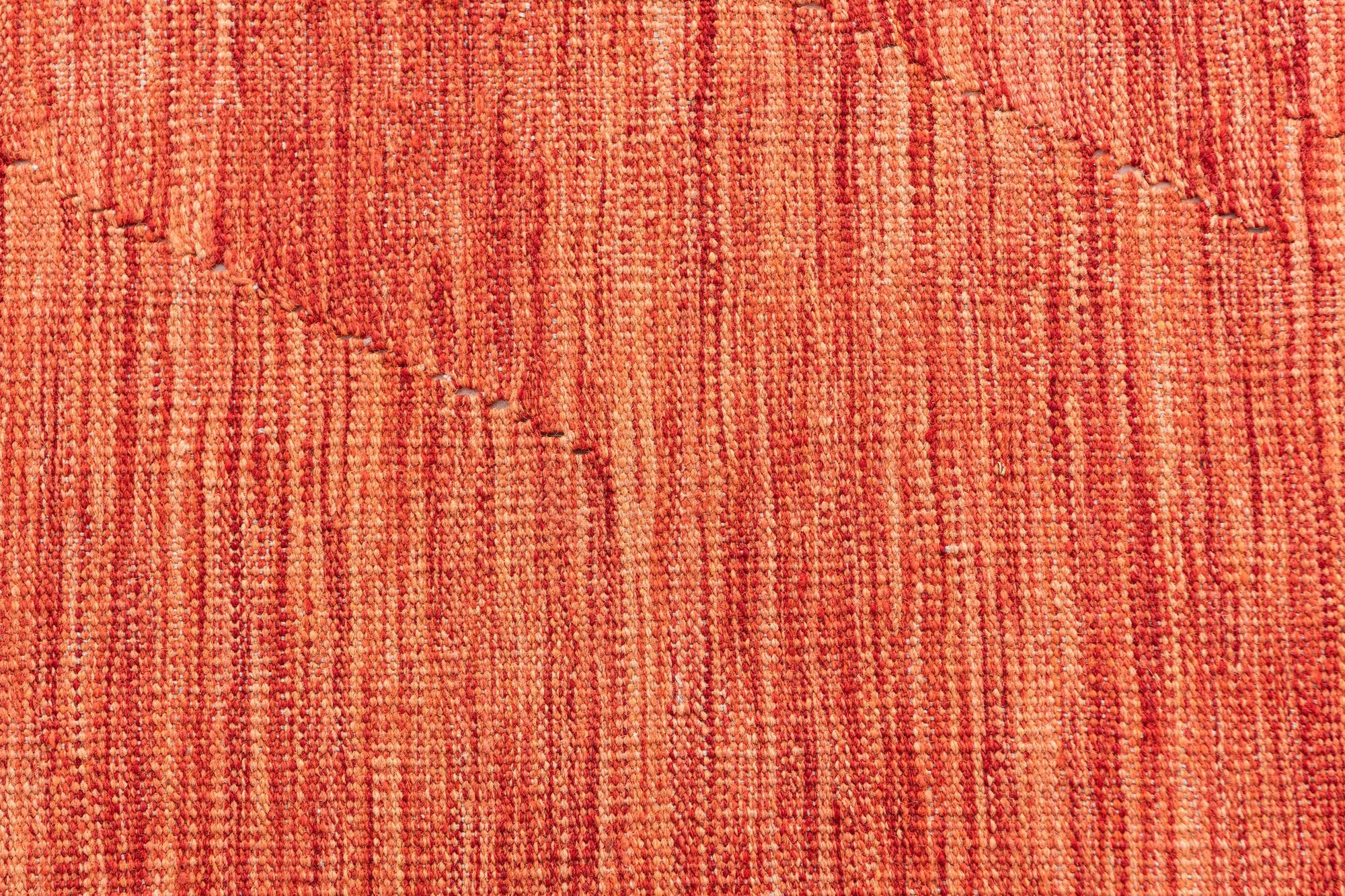 6' 10 x 9' 8 Hand Woven Kilim Modern Wool Rug