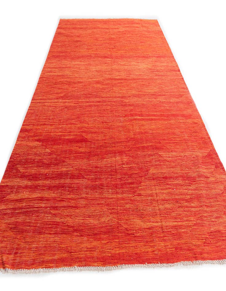 Detail image of 6' 5 x 9' 10  Hand Woven Kilim Modern Wool Rug