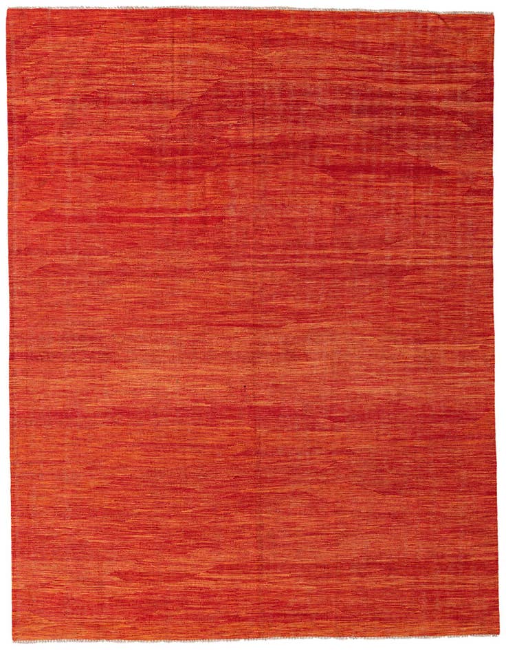 Detail image of 6' 5 x 9' 10 Hand Woven Kilim Modern Wool Rug