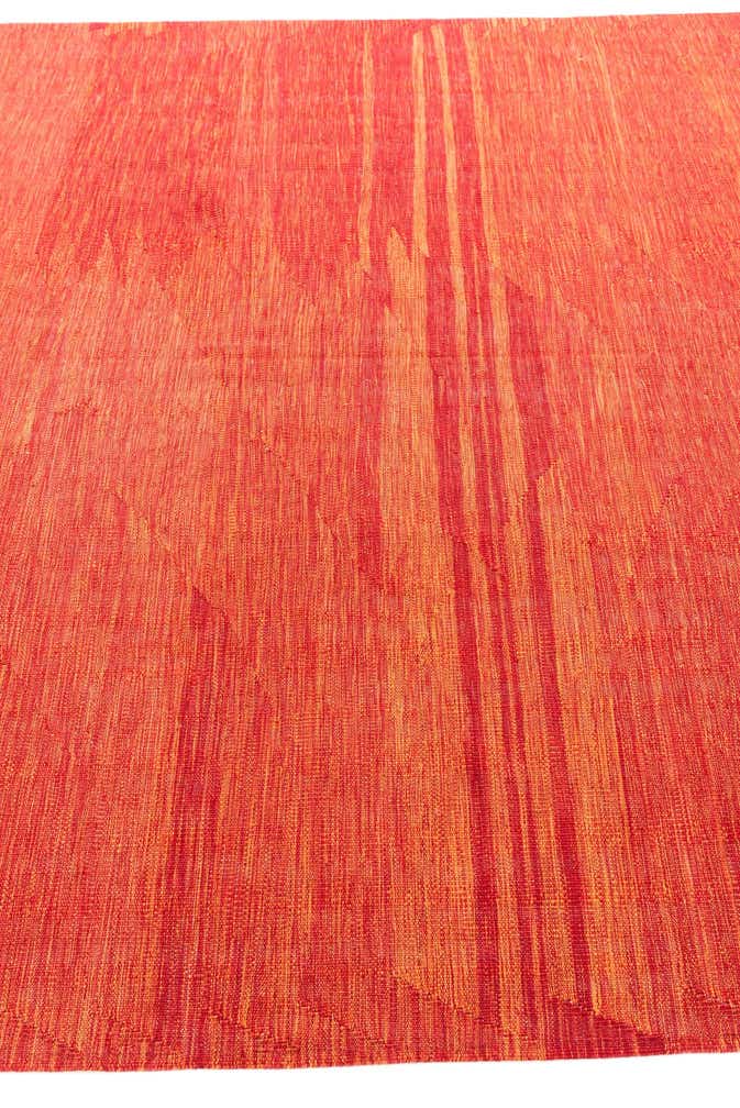 6' 7 x 9' 9 Hand Woven Kilim Modern Wool Rug