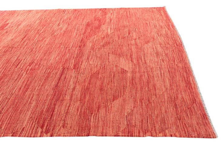 Detail image of 6' 9 x 9' 10 Hand Woven Kilim Modern Wool Rug