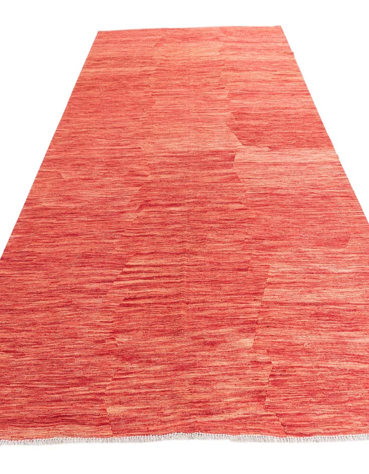 Detail image of 6' 10 x 9' 7  Hand Woven Kilim Modern Wool Rug