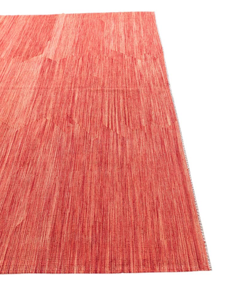 Detail image of 6' 10 x 9' 7  Hand Woven Kilim Modern Wool Rug