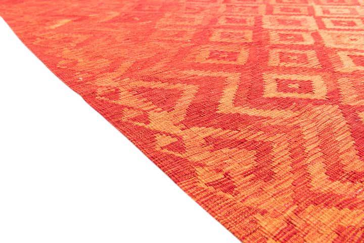 6' 6 x 8' 1 Hand Woven Kilim Modern Wool Rug