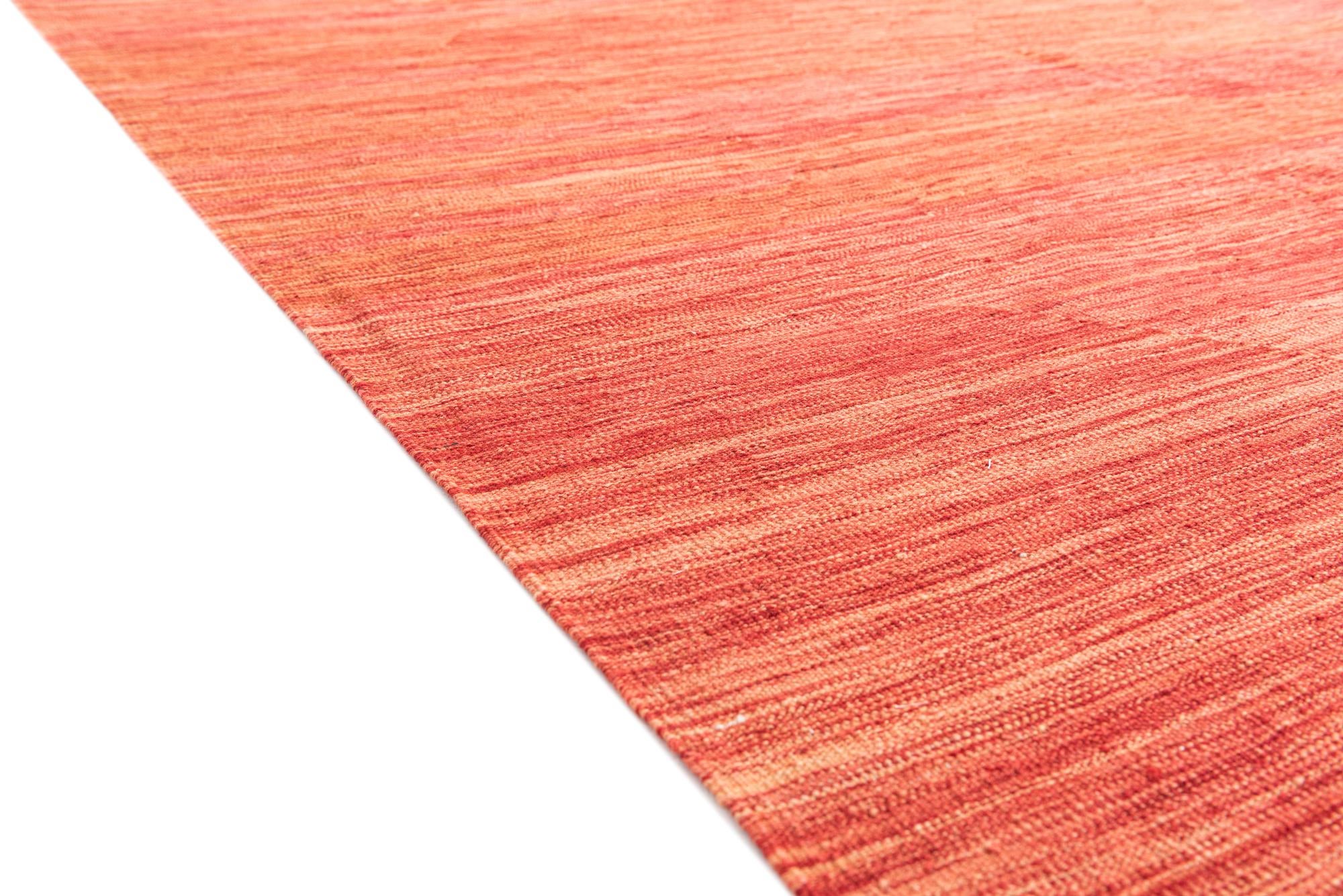 7' x 9' 9 Hand Woven Kilim Modern Wool Rug