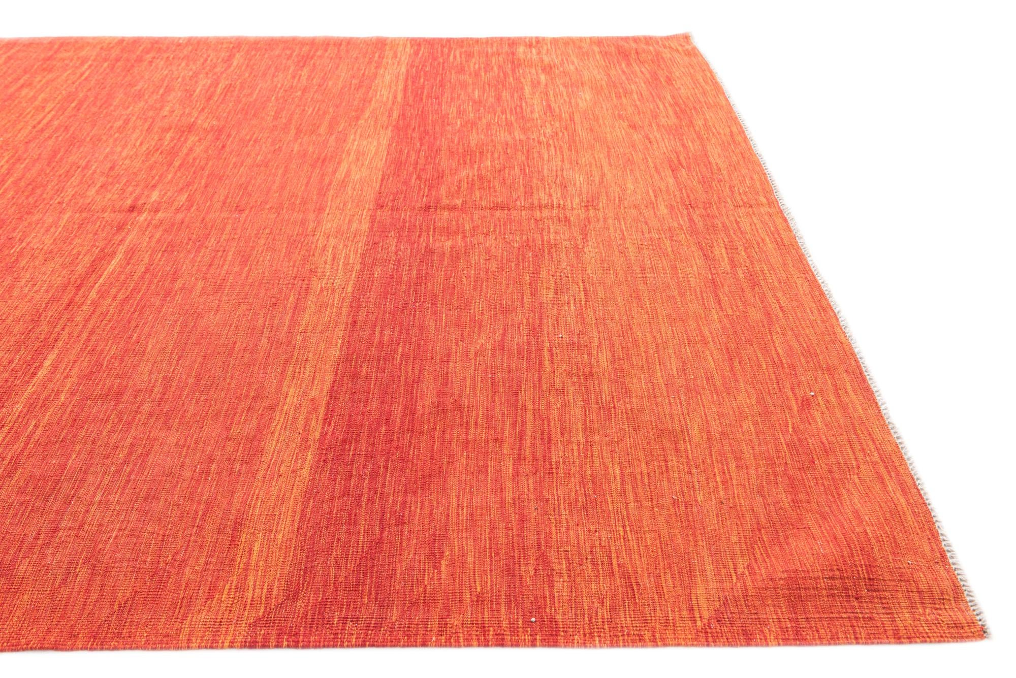 7' x 10' Hand Woven Kilim Modern Wool Rug