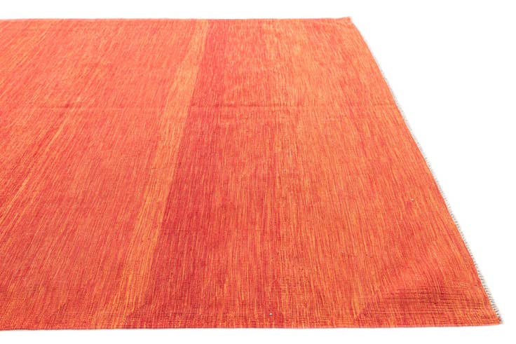 Detail image of 7' x 10' Hand Woven Kilim Modern Wool Rug