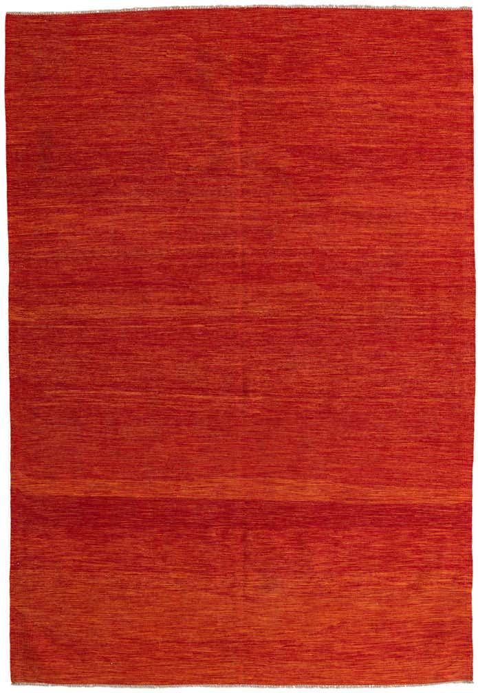 7' x 10' Hand Woven Kilim Modern Wool Rug