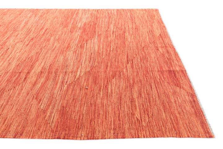 6' 8 x 9' 9 Hand Woven Kilim Modern Wool Rug