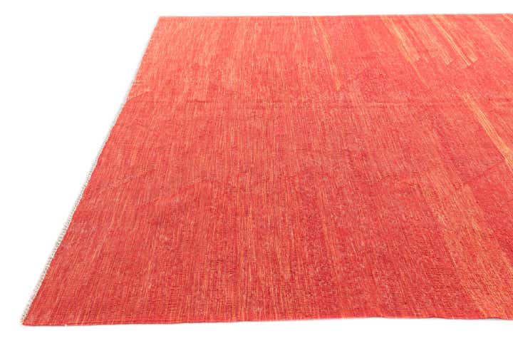 6' 10 x 9' 7 Hand Woven Kilim Modern Wool Rug